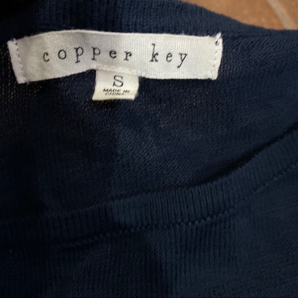 Copper Key Sweaters Copper Key Navy Blue Sweater Poshmark